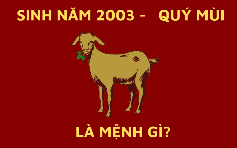 Sinh Năm 2003 Mệnh Gì? Tổng Quan Về Quý Mùi 2003