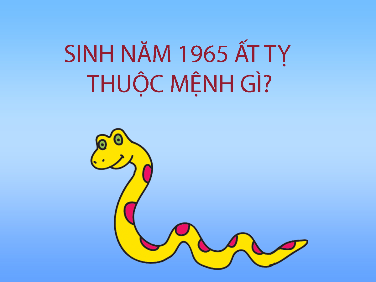 Sinh Năm 1965 Mệnh Gì? Tổng Quan Về Ất Tỵ 1965