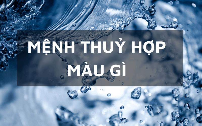 Mệnh Thuỷ Hợp Màu Gì? Giải Đáp Thắc Mắc Về Người Mệnh Thuỷ
